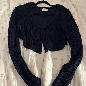Pacsun Navy Blue Women's Sweater